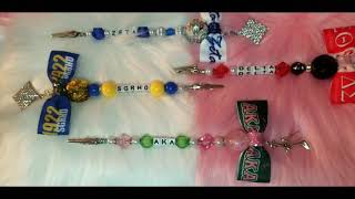 DIY BEADED ROACH CLIP | SORORITY INSPIRED | ATM CARD HOLDERS | LOOK AT ALL THE SaSS |Closet of SaSS