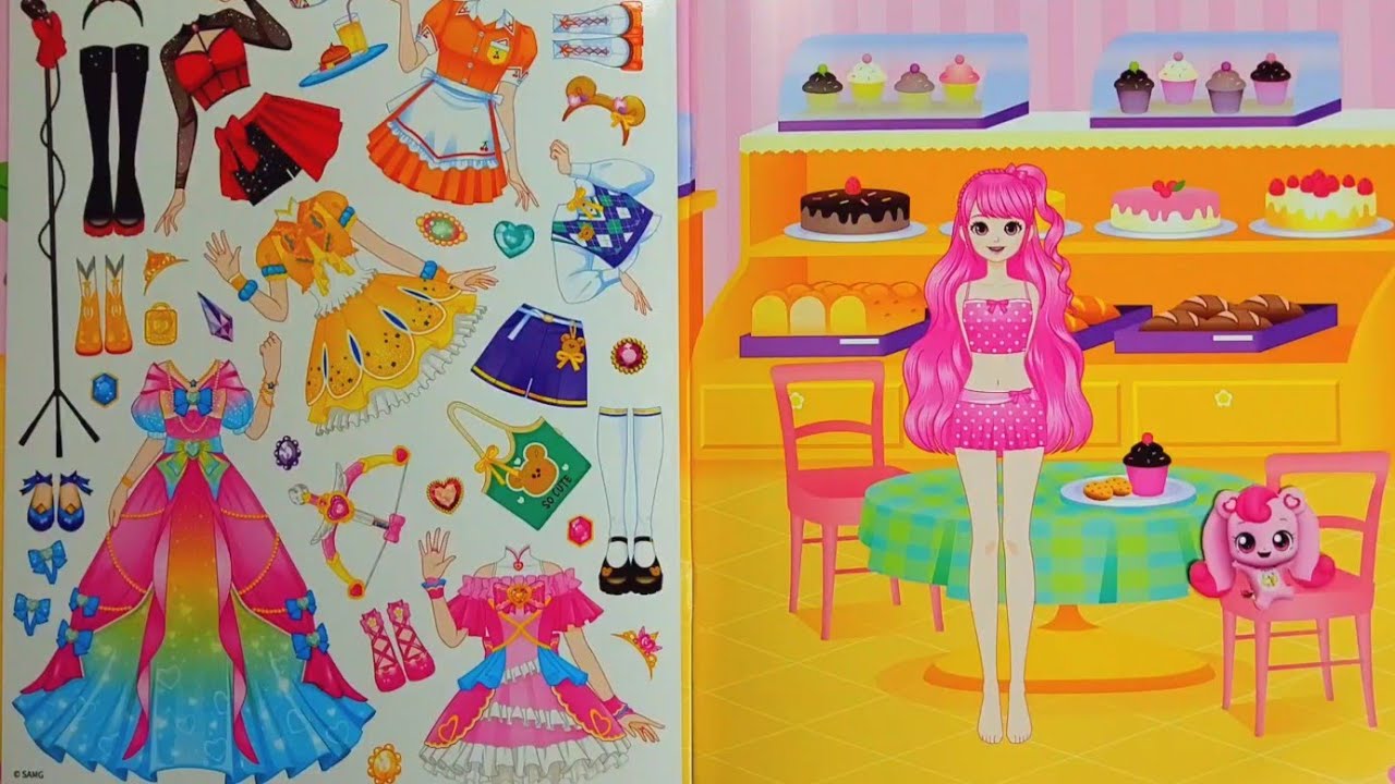 [stickerASMR] ❤️캐치 티니핑 패션코디북❤️ | Catch Teenieping | 하츄핑