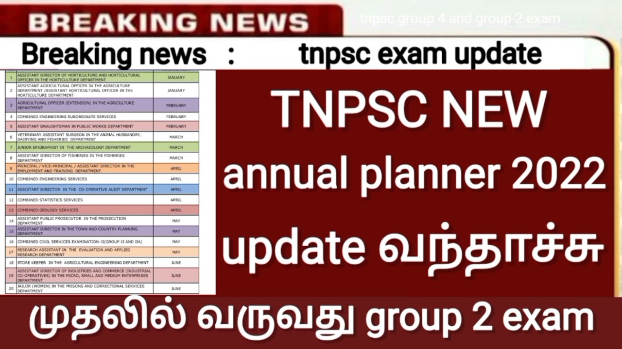 Tnpsc New Annual Planner 2021 tnpsc New Press Release Tnpsc Latest Tnpsc new annual planner 2021 tnpsc new press release tnpsc latest