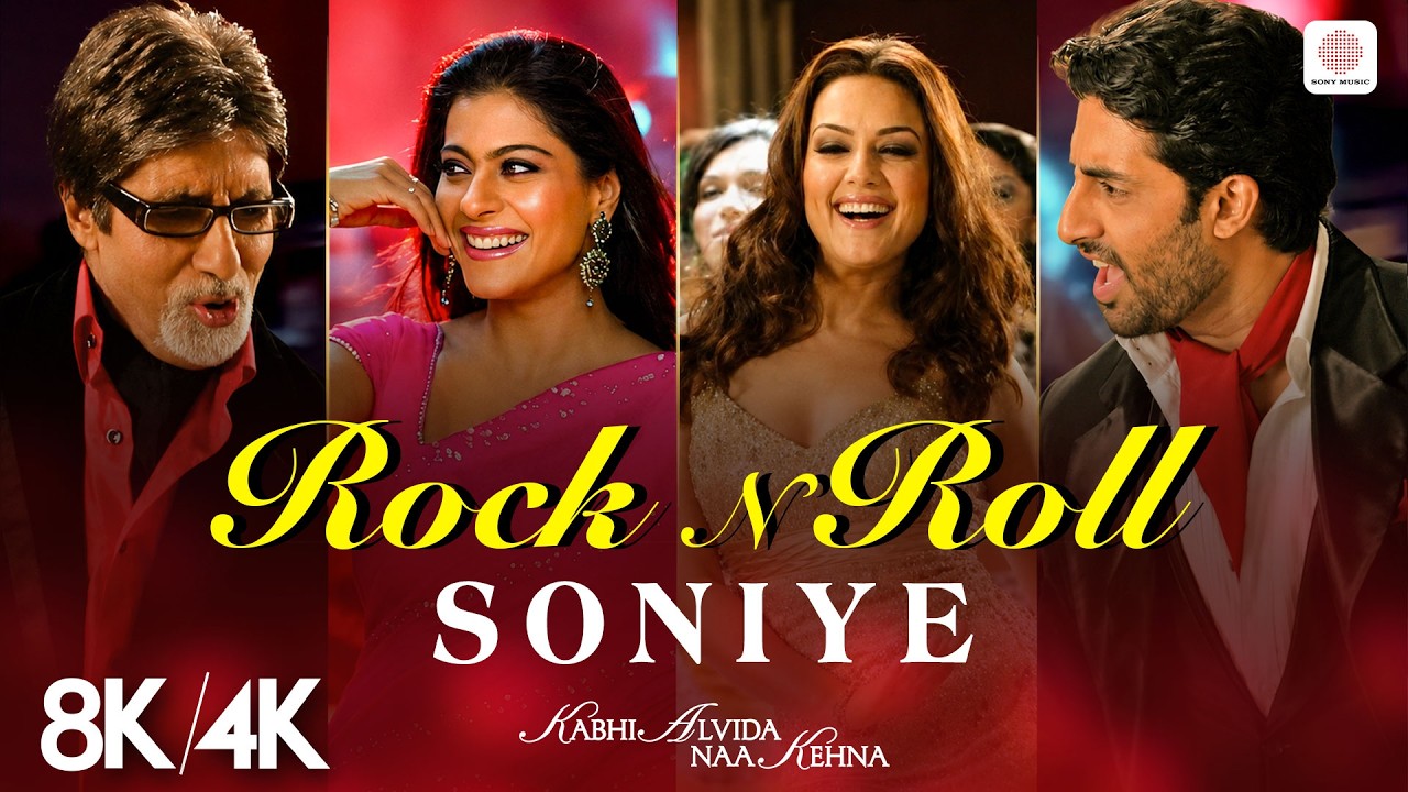 Rock N Roll Soniye - 8K/4K Music Video | KANK | Amitabh Bachchan | Shah Rukh | Abhishek | Preity
