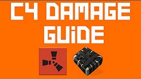 RUST: RAIDING GUIDE FOR BEGINNERS! (C4 DAMAGE)