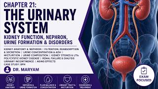 Chapter 21: The Urinary System – Kidney Function, Nephron, Urine Formation & Disorders | A and P