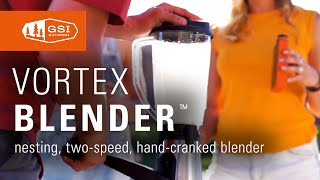  GSI Outdoors Camp & Outdoor Vortex Blender, 2-Speed  Hand-Cranked Blender : Sports & Outdoors