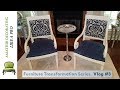 Furniture Transformation Series Vlog #3 - Re-Upholstered Arm Chairs For Beginners