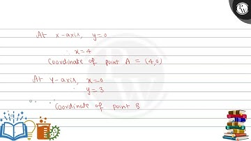 Find the length of the longest side of the triangle formed by the line \( 3 x+4 y=12 \) with the...