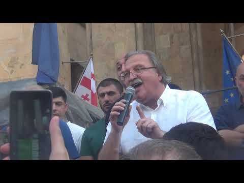 გრიგოლ ვაშაძე: აიღეთ ყურმილი და ყველას დაურეკეთ, ყველანი პარლამენტთან მოდით