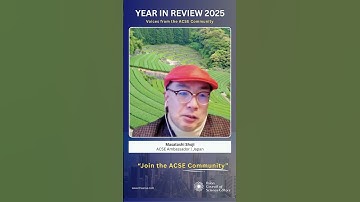 Year in Review 2025 By Masatoshi Shoji | ACSE Ambassador, Japan #scholarlypublishing