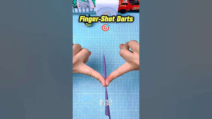 Super Strong Finger-Shot Darts #darts #diy