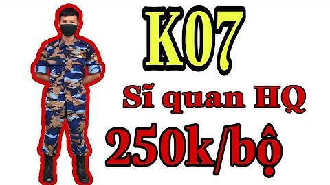 K07 sĩ quan Hải Quân cực đẹp - Chỉ 250k/bộ FREE SHIP
