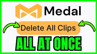 How To DELETE All Medal Clips At Once (QUICK & EASY) 2025