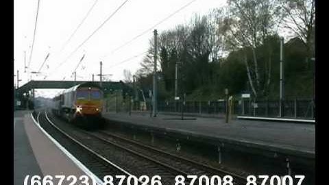 The Class 87s... From Rugby to Sofia