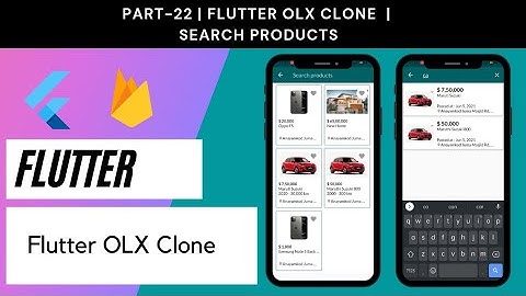 Flutter OLX Clone # Part 22 | Search Products