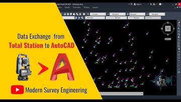 How to import Coordinate from Total Station to AutoCAD