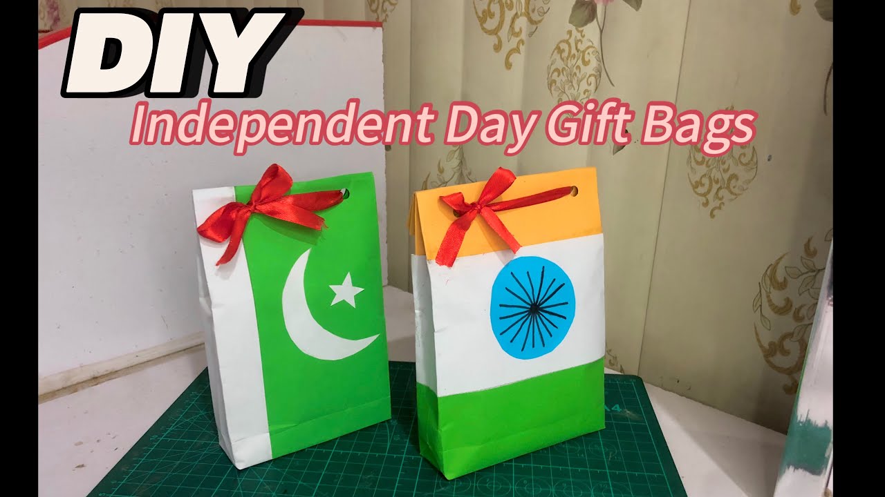 DIY Independence Day Gift Bags 🇵🇰🇮🇳| 14 August Pakistan Crafts | 15 August India Crafts | 
