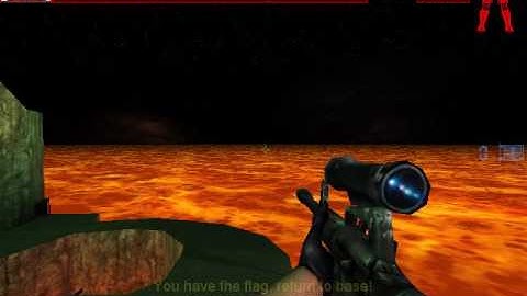 Fastest Lava Giant Level Game Play @ 3:53 Capture The Flag Unreal Tournament 99