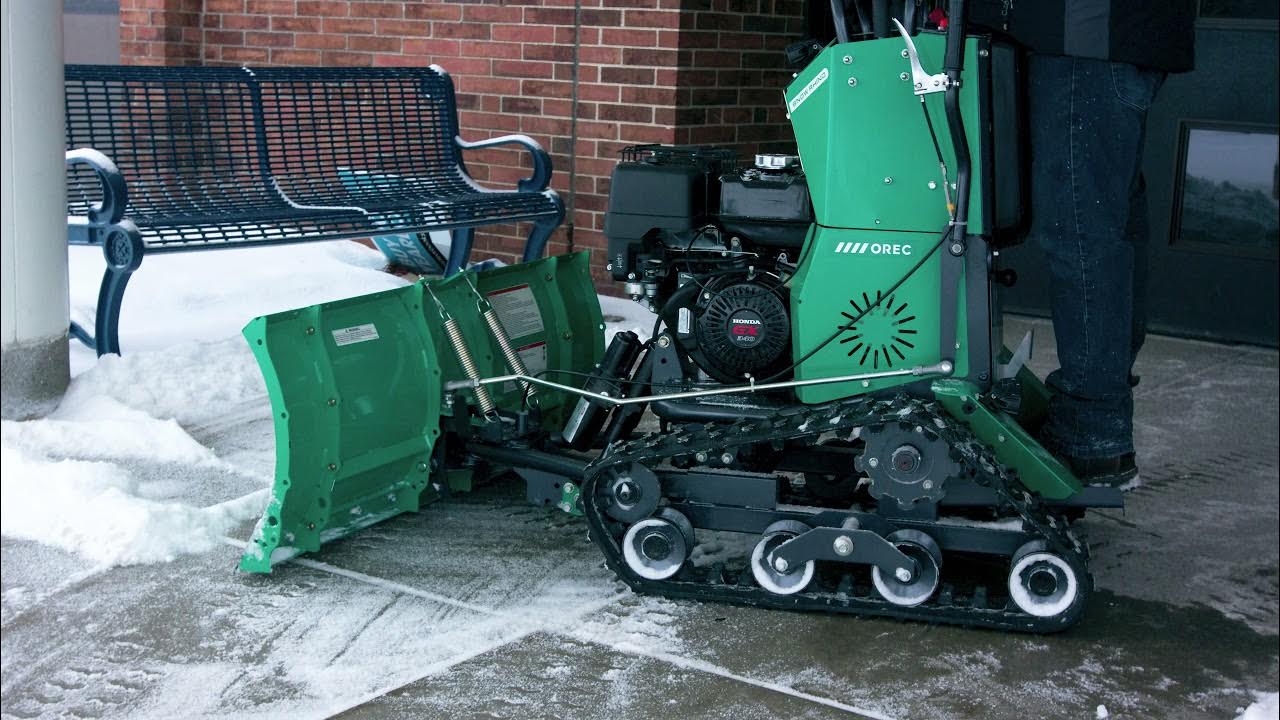 The Flexibility of a ZeroTurn Snow Plow YouTube