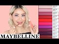 MAYBELLINE SUPERSTAY MATTE INK | swatches