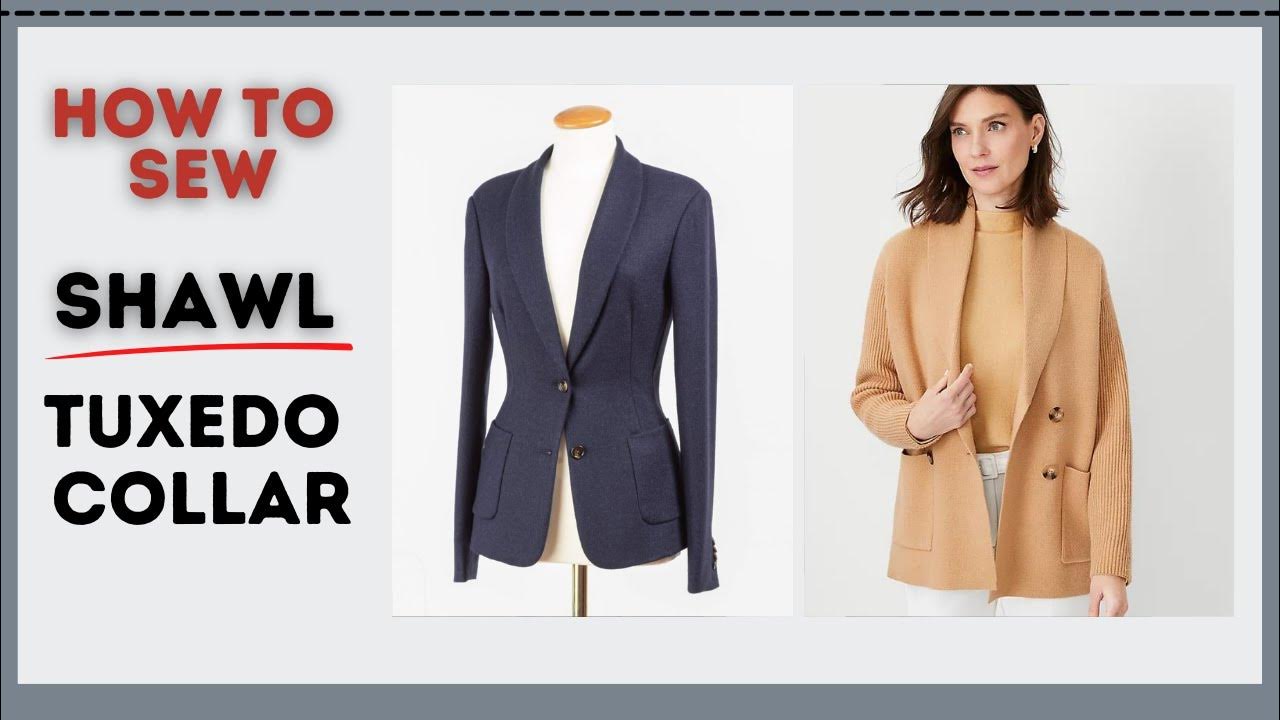 Members Extra HOW TO DRAFT A SHAWL COLLAR YouTube