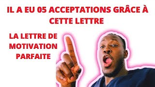 CAMPUS FRANCE ?? : LA LETTRE DE MOTIVATION PARFAITEMENT PARFAITE