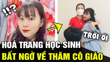 Nhân ngày 20/10, cô gái HOÁ TRANG thành học sinh về THĂM TRƯỜNG cũ khiến cô giáo SỮNG SỜ | TB Trends