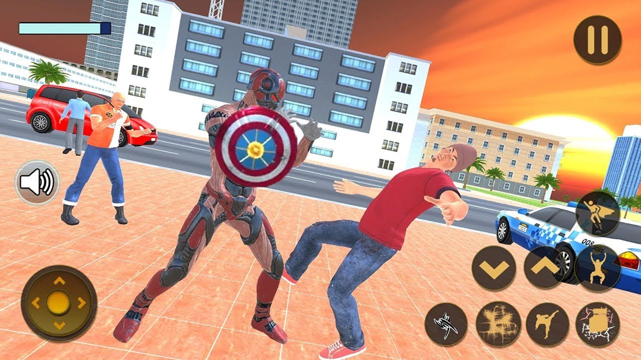 Superhero Captain Robot Flying Newyork City War (by Superheroz Action) Android Gameplay [HD]