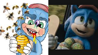Sonic the Hedgehog Funny Drawing Meme