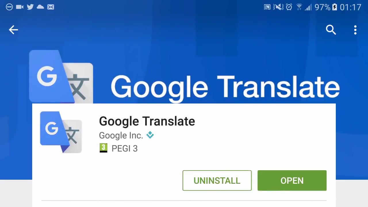 Use Google translate from any app in Android - YouTube