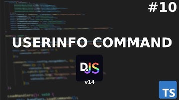 Userinfo Command | TypeScript Discord.JS Series | #10