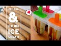 Cendol &amp; Corn Ice Cream ❤️ 煎蕊和玉米冰淇淋 【一次过学会】Learn all in one video !