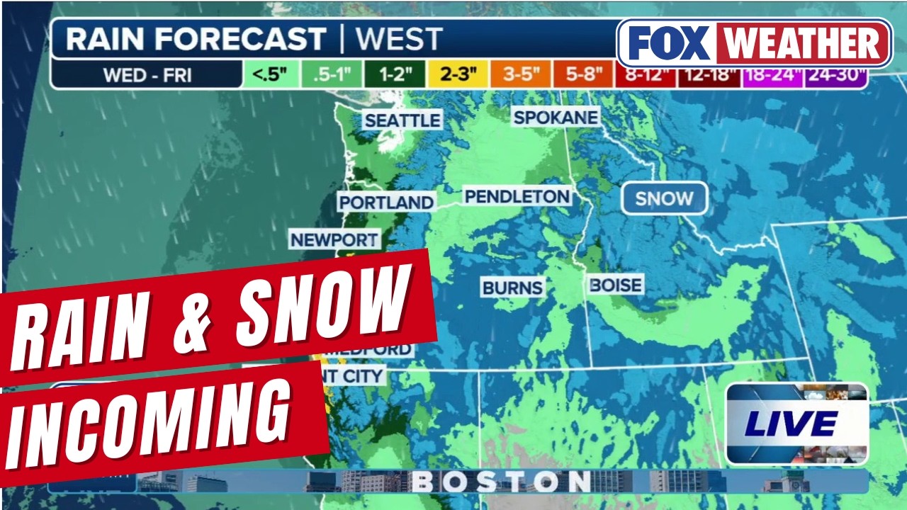 Rain And Snow On The Way For The West After Intense March Heat Wave ...