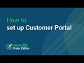 How to setup Customer Portal