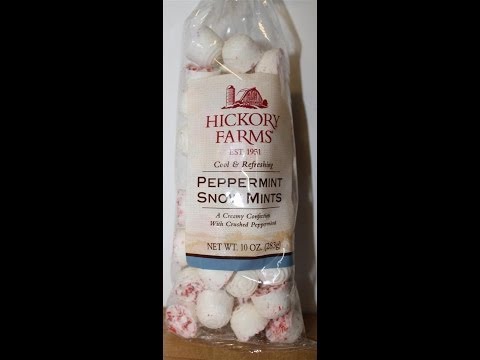 Hickory Farms Peppermint Snow Mints Review