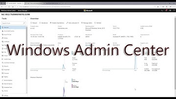 Introduction to Windows Admin Center