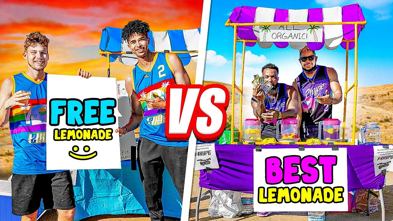 Who Can Make The Most MONEY With A Lemonade Stand Challenge YouTube