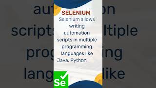Selenium Fact -  Programming Languages #automation #testing