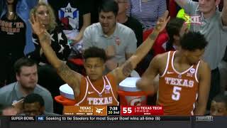 Texas vs Texas Tech Men's Basketball Highlights