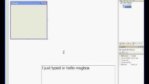 Microsoft Visual Basic 2008 Express Message box tutorial