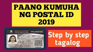 PAANO KUMOHA NG POSTAL ID, Step by step(tagalog)