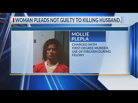 Mollie Plepla pleads not guilty to killing husband