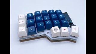 Product showcase - Corne cherry MX wireless Sandwich style