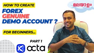 How to create Genuine Forex Demo Account  - Malayalam  octafx fxtm exness forexmarket mt4