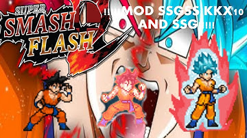 SSF2 MOD |  GOKU SSGSS KaioKen x10 And SSG (Kaioken MOD)