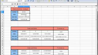 16- Libre Office - Calc, Open Office -- Calc, Excel Tutorial -- Dates Function