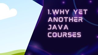 1 Why Yet Another Java Courses