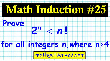 #25 Proof Principle of Mathematical Induction inequality factorial is divisible by 8 mathgotserved i