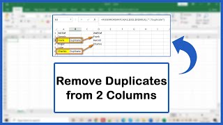 How To Remove Duplicates From Two Columns In Excel (Delete Duplicates In Two Columns)
