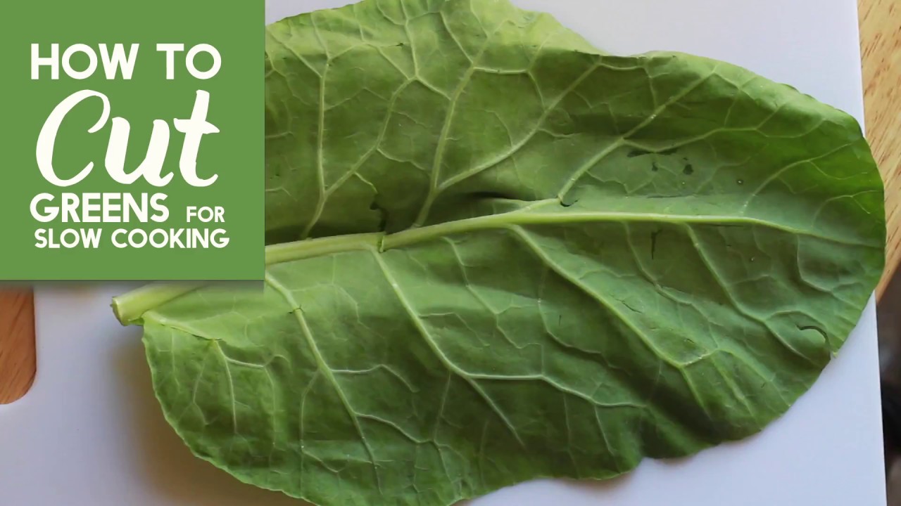 Kitchen Hack How To Cut Greens YouTube