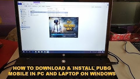 How to Download & Install PUBG Mobile On PC/Laptop In Windows 7,8,10 (Easy And Fast Method)