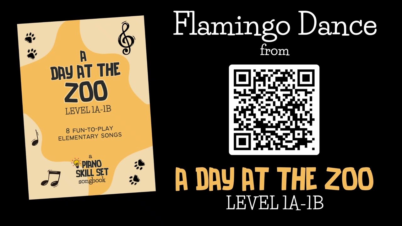 Flamingo Dance [A Day At the Zoo] Piano Skill Set Level 1A 1B - Elementary Piano Solo Demo Preview