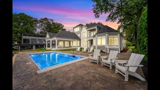 Inside a $6.1M Luxury Lakefront Estate on Lake Wawasee | 9 Beds   Guest House   Pool